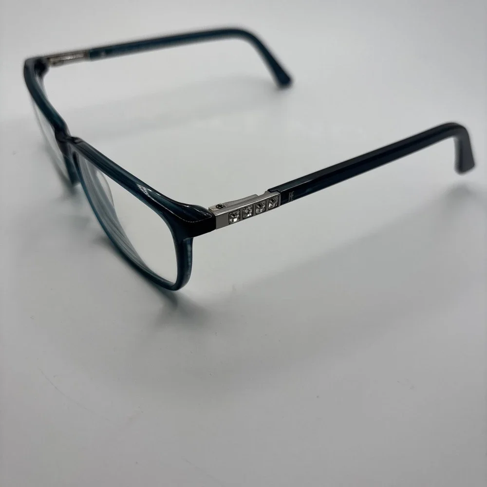 HELIUM 4330 BLUE AUTHENTIC DESIGNER EYEGLASSES FRAME ITALY 54-15-138mm #C171